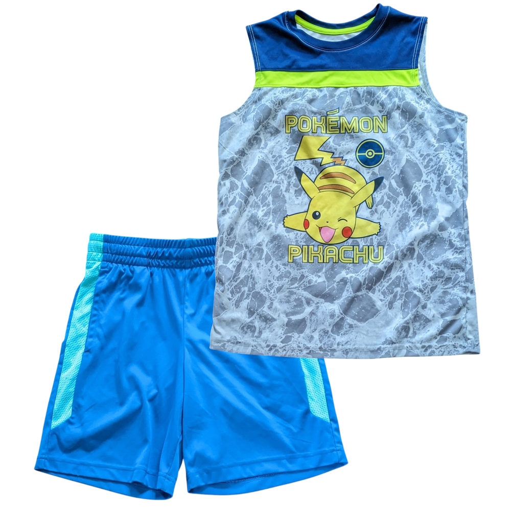 Pokemon Pikachu Kids Tank Top and Shorts Set